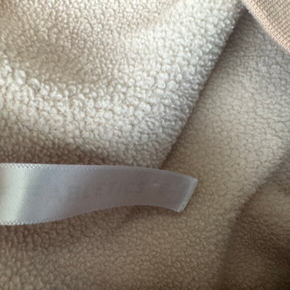 Fabletics XS Beige Crewneck Sweatshirt | Minimalist Cozy Pullover - Picture 3 of 3